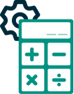 Construction-specific bookkeeping icon