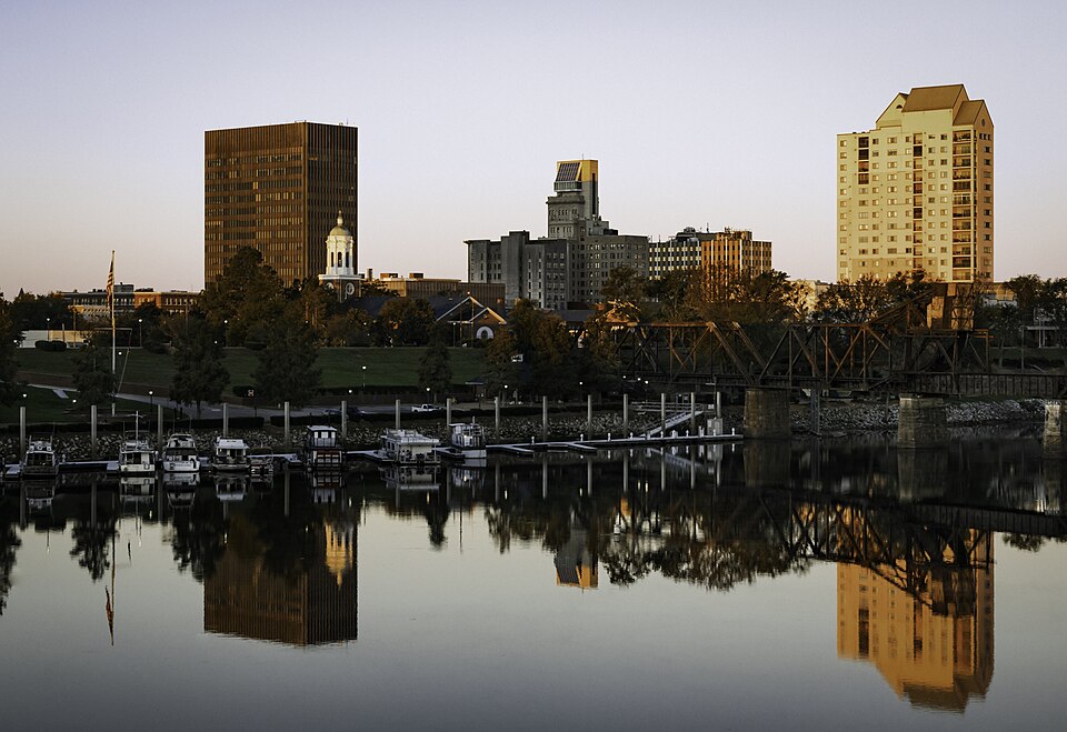 Augusta skyline, a nearby construction market FinTruction serves