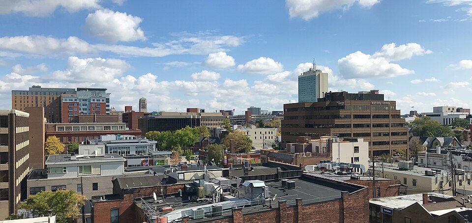 Ann Arbor skyline, a nearby construction market FinTruction serves