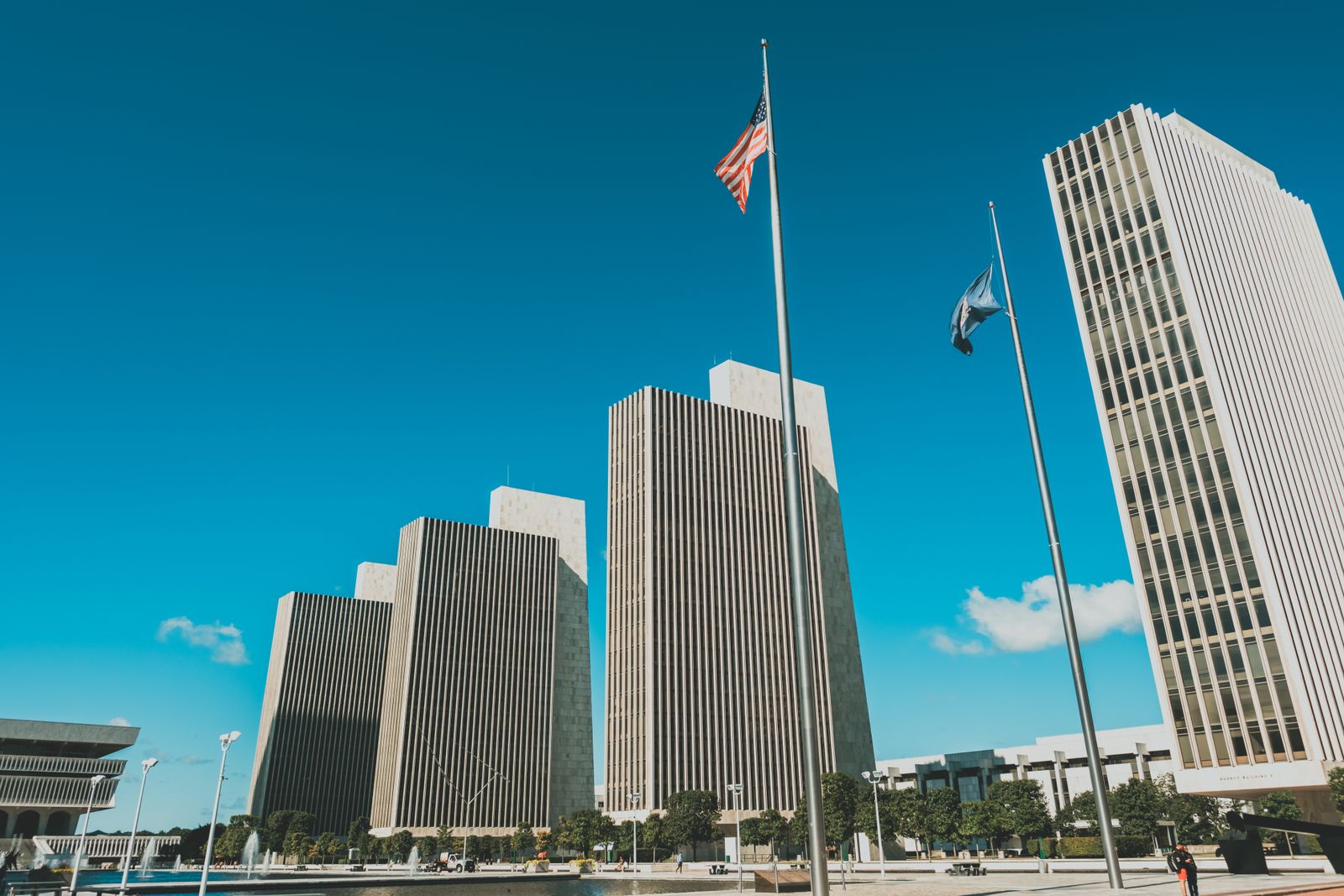 Albany skyline, a nearby construction market FinTruction serves