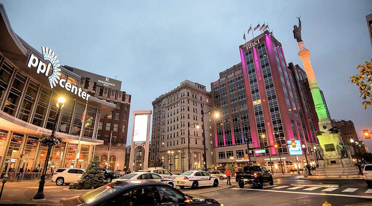 Allentown skyline, a nearby construction market FinTruction serves