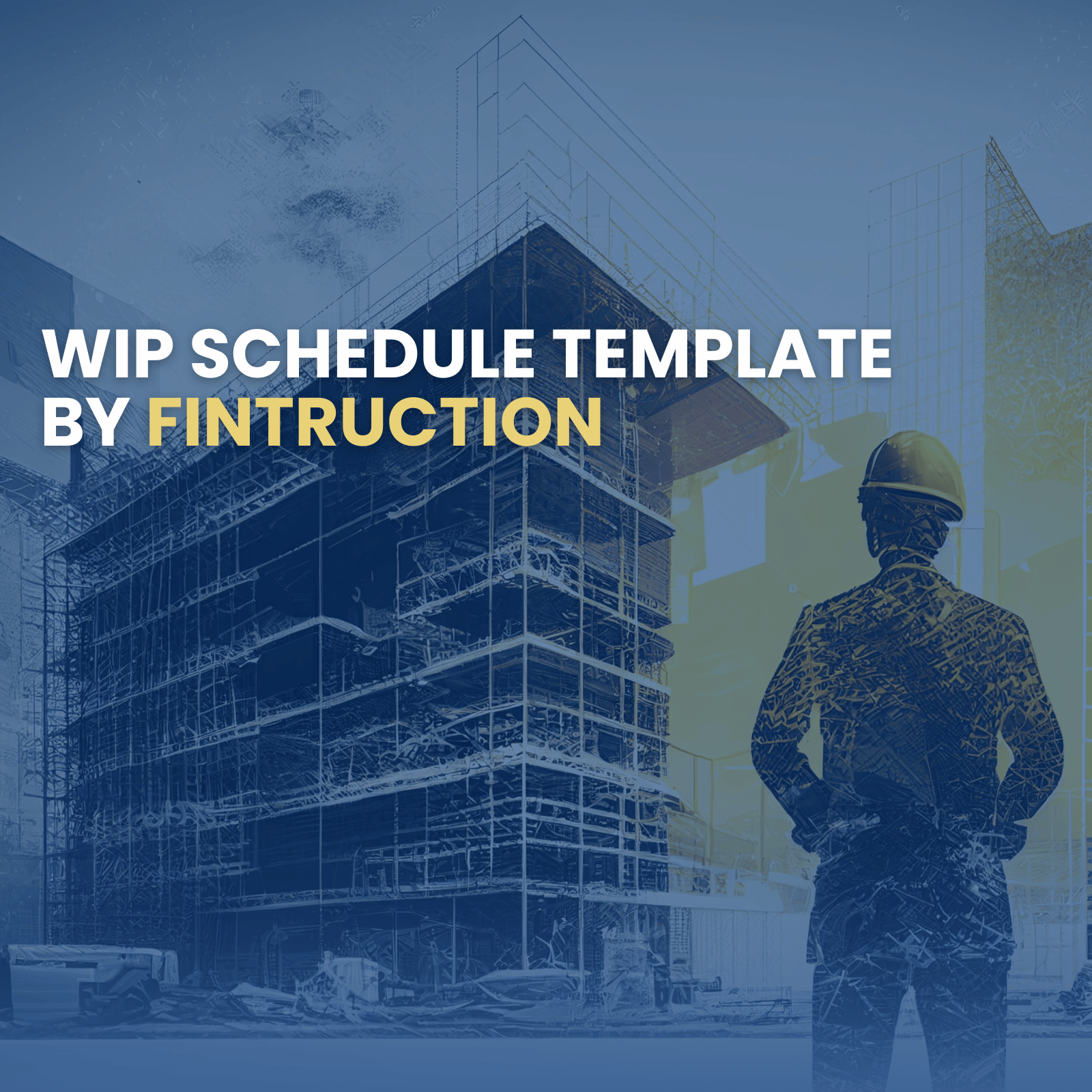 Construction WIP Schedule Template